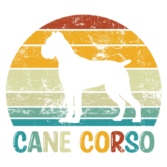 Cane Corso Retro Sticker