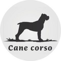 Cane Corso Silhouette Sticker