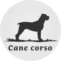 Cane Corso Silhouette Sticker