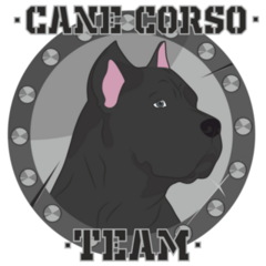 Cane Corso Team Sticker