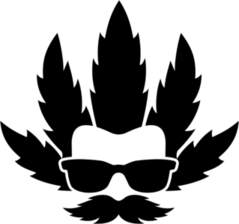 Cannabis Head Sticker
