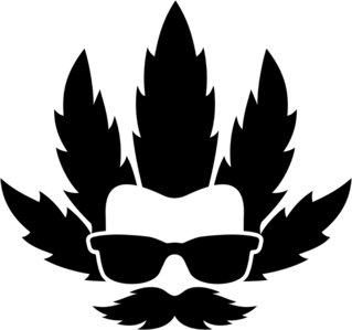 Cannabis Head Sticker