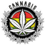 Cannabis Leaf Symbol Sticker