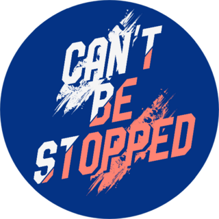 Cant It Be Stopped, Inspirational Fitness Quote Sticker