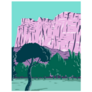 Capitol Reef National Park In Torrey Utah Illustration Sticker