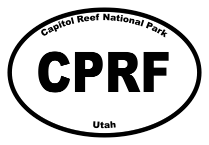 Capitol Reef National Park Oval Sticker