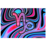 Capricorn Zodiac Sign Funky Horoscope Sticker