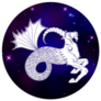 Capricorn Zodiac Sign Of Sea-Goat Sticker 