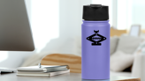 Car Jack Lift Sticker on a Water Bottle (New) example