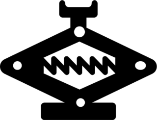 Car Jack Lift Sticker