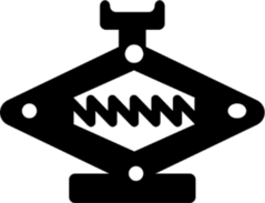 Car Jack Lift Sticker