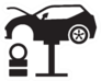 Car Tire Change Icon // Mechanic Sticker