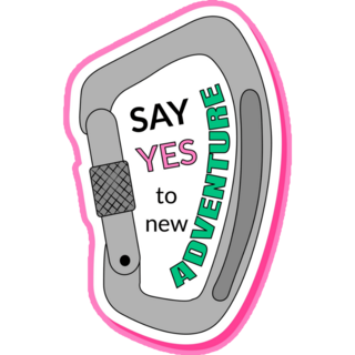 Carbine Say Yes To New Adventure Sticker 
