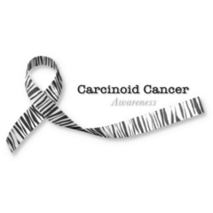 Carcinoid Cancer Awareness Ribbon Sticker