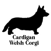 Cardigan Welsh Corgi Silhouette Sticker