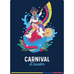 Carnival Ecuador Sticker