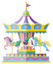 Carousel With Horses Sticker