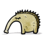Cartoon Aardvark Cute Sticker