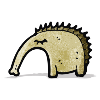 Cartoon Aardvark Cute Sticker
