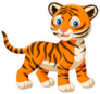 Cartoon Baby Tiger Sticker