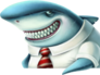 Cartoon Business Shark Sticker