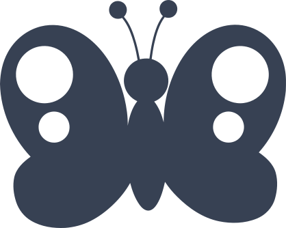 Cartoon Butterfly Sticker