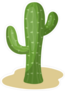 Cartoon Cactus Sticker