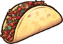 Cartoon Carne Asada Taco Sticker