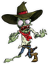 Cartoon Cowboy Zombie Sticker