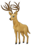 Cartoon Deer Sticker