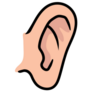 Cartoon Ear Sticker