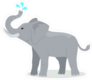 Cartoon Elephant Sticker