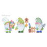 Cartoon Garden Gnomes Hello Spring Sticker