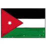 Cartoon, Hand Drawing Of Jordan Flag Sticker