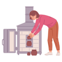 Cartoon Kiln Sticker