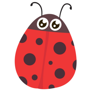 Cartoon Ladybug Cute Sticker