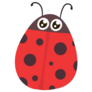 Cartoon Ladybug Cute Sticker