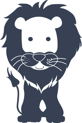 Cartoon Lion Sticker