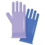 Cartoon Medical Gloves Sticker