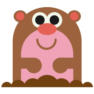 Cartoon Mole Sticker