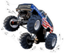 Cartoon Monster Truck Sticker