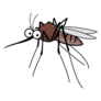 Cartoon Mosquito Character Sticker