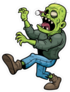 Cartoon Popping Eyeball Zombie Sticker