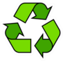 Cartoon Recycling Symbol Icon Sticker
