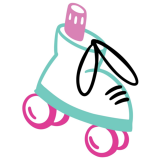 Cartoon Rollers Sticker 