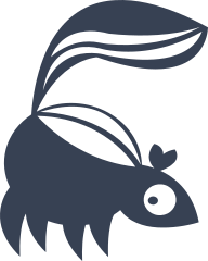 Cartoon Skunk Sticker