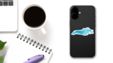 Cartoon Splashing Wave Sticker on a Phone (New) example