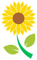 Cartoon Sun Flower Sticker