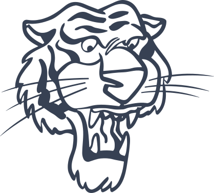 Cartoon Tiger Face Sticker