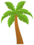 Cartoon Tropical Palm Sticker